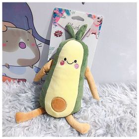 Pet Sound Plush Toy Avocado Series Molar (Option: Long Toy)